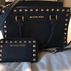 Navy blue real MK set